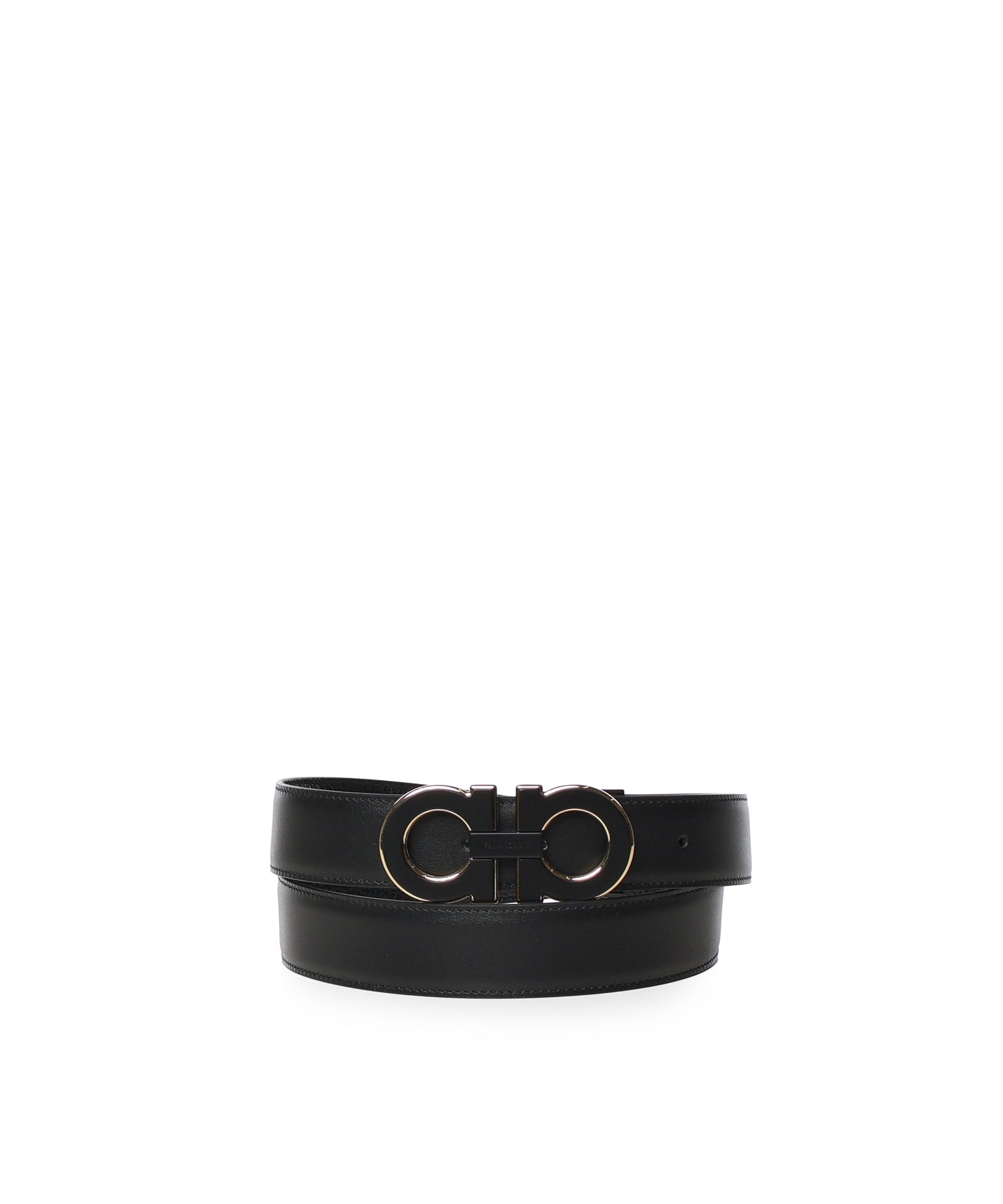 Cintura Gancini in pelle<BR/> 670460 786992007 FERRAGAMO 