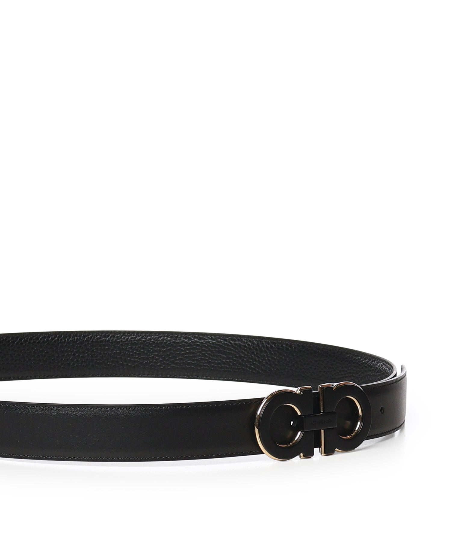 Cintura Gancini in pelle<BR/> 670460 786992007 FERRAGAMO 