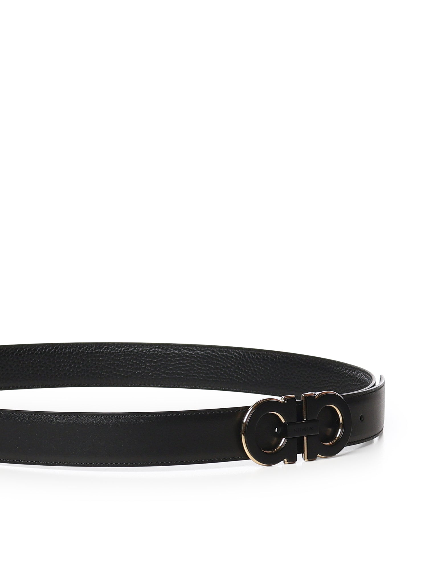 Cintura Gancini in pelle<BR/> 670460 786992007 FERRAGAMO 