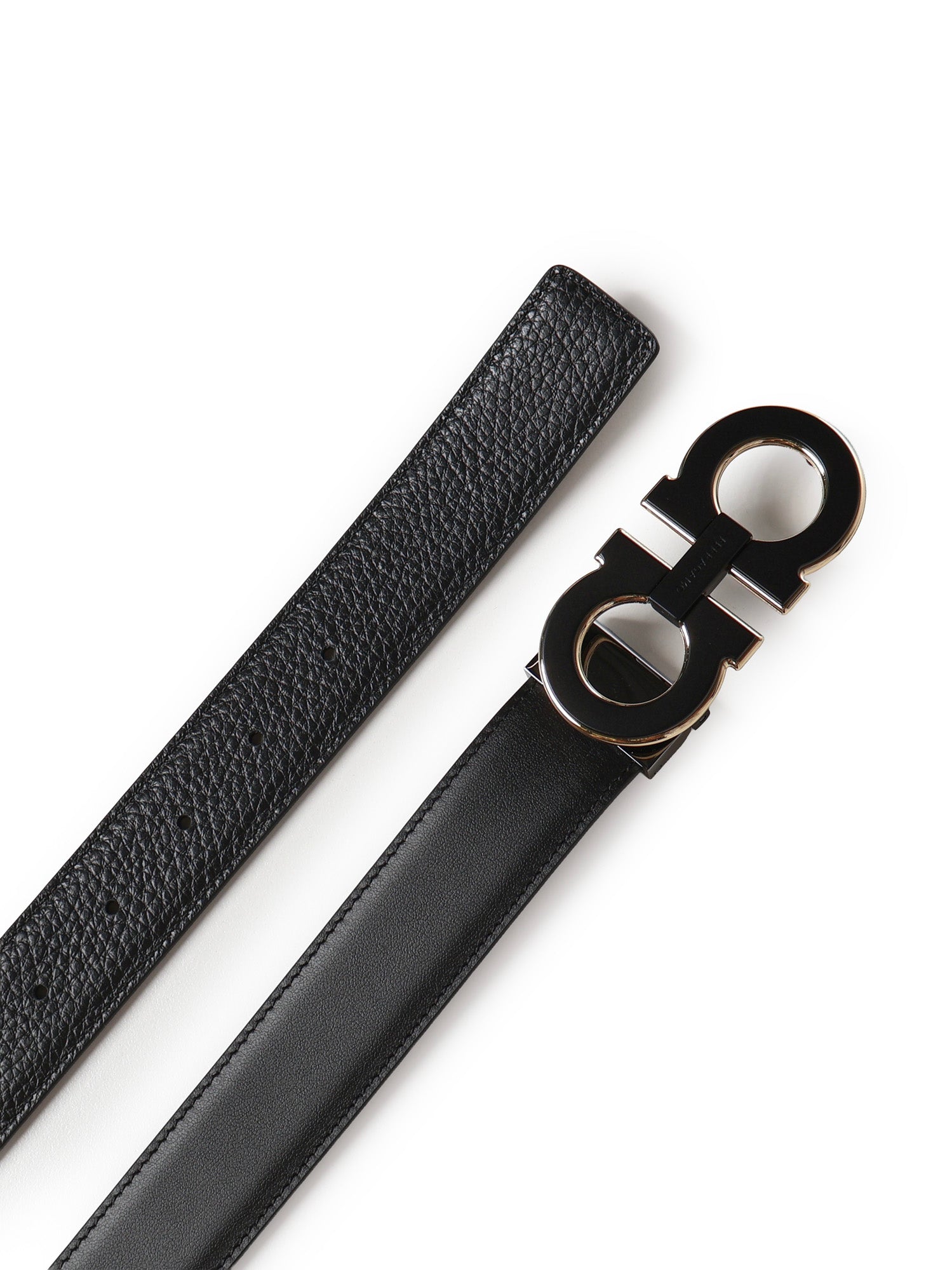 Cintura Gancini in pelle<BR/> 670460 786992007 FERRAGAMO 