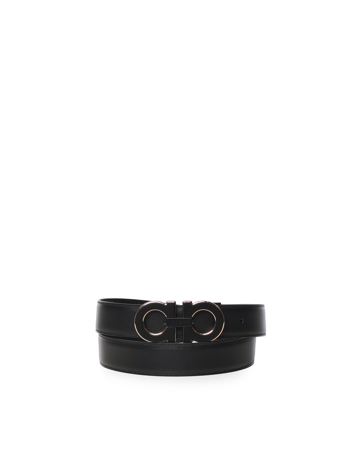 Cintura Gancini in pelle<BR/> 670460 786992007 FERRAGAMO 