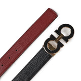 Cintura Gancini in pelle<BR/> 670460 790866008 FERRAGAMO 
