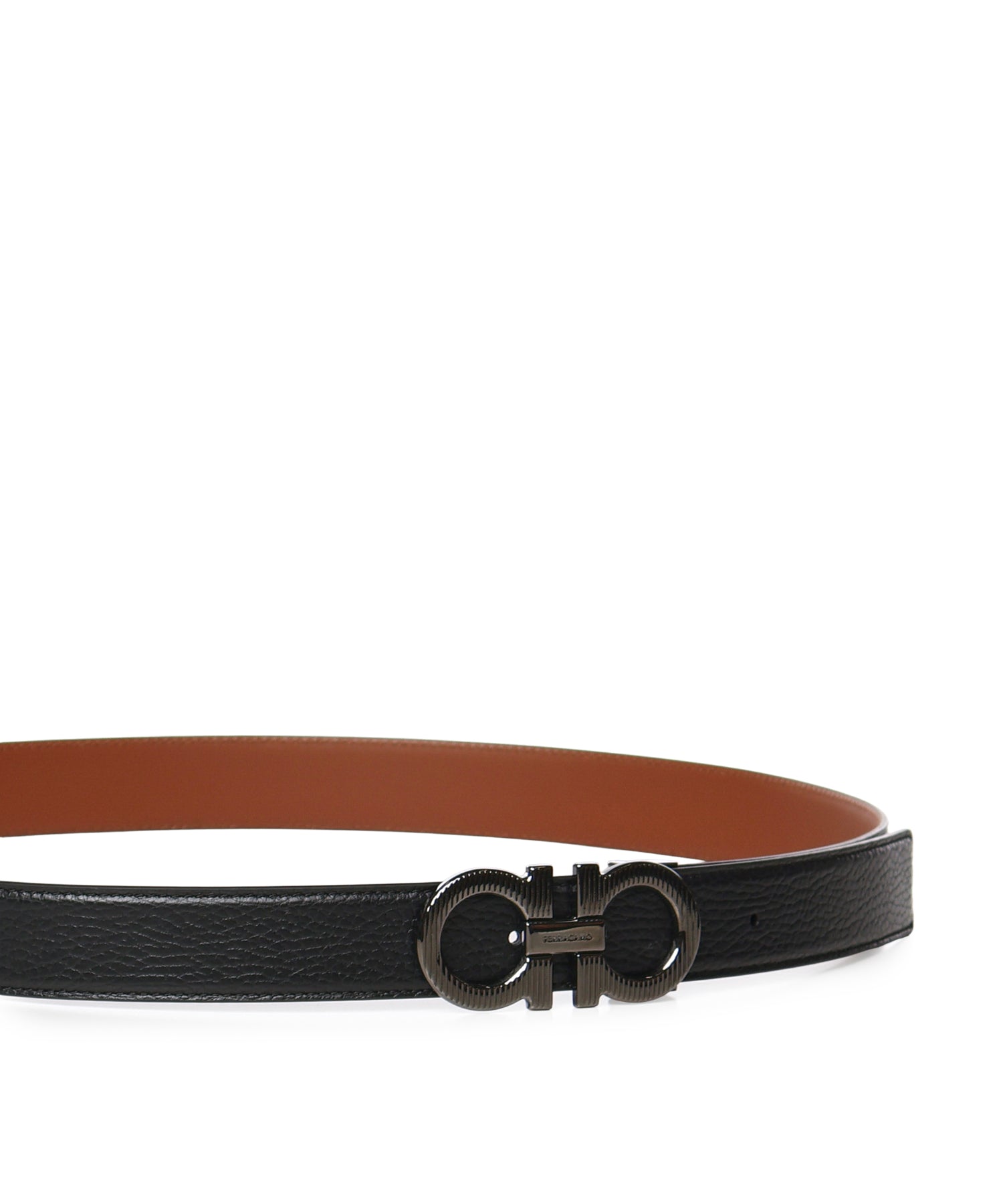 Cintura Gancini in pelle 670574 786347002 FERRAGAMO 