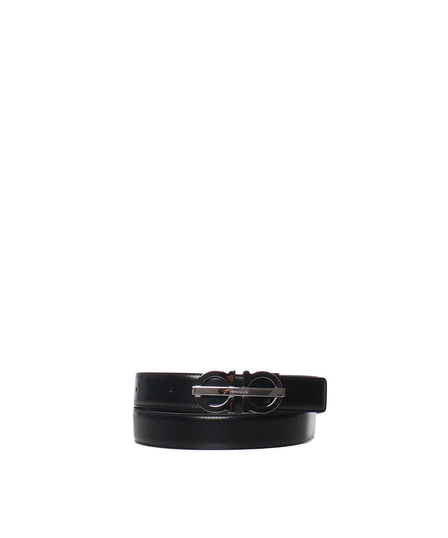 Cintura Gancini in pelle 670632 788411001 FERRAGAMO 