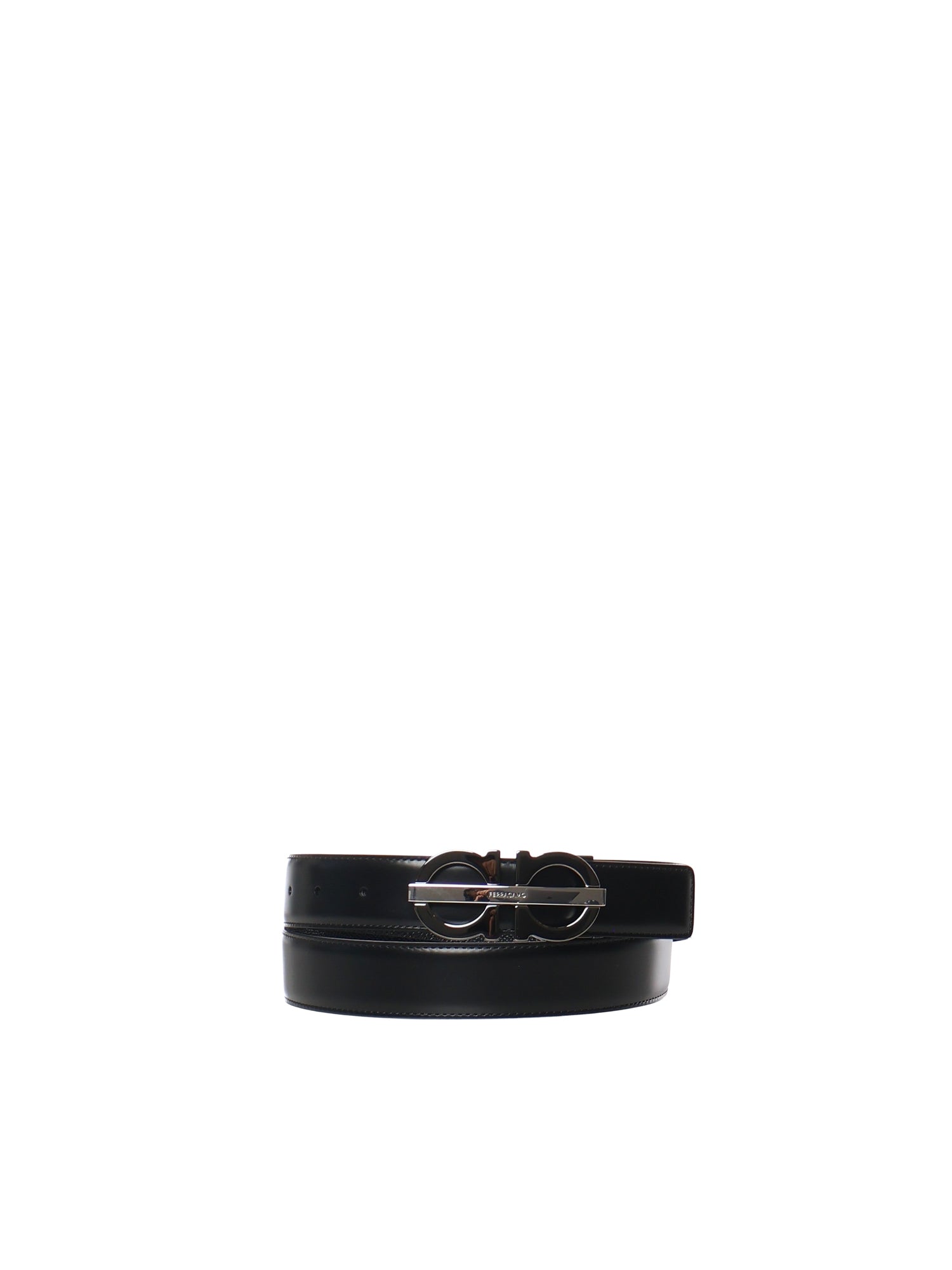 Cintura Gancini in pelle 670632 788411001 FERRAGAMO 