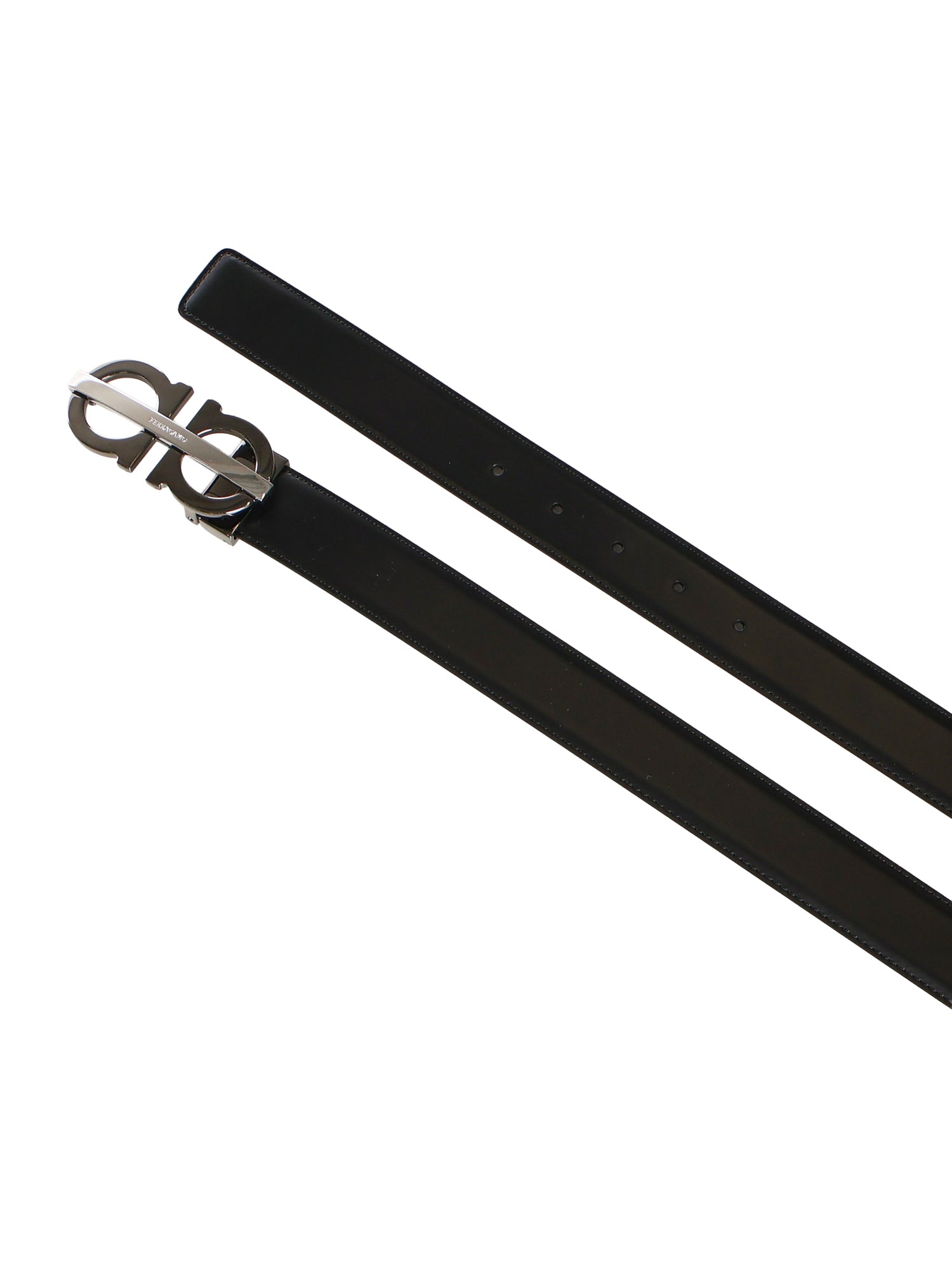 Cintura Gancini in pelle 670632 788411001 FERRAGAMO 