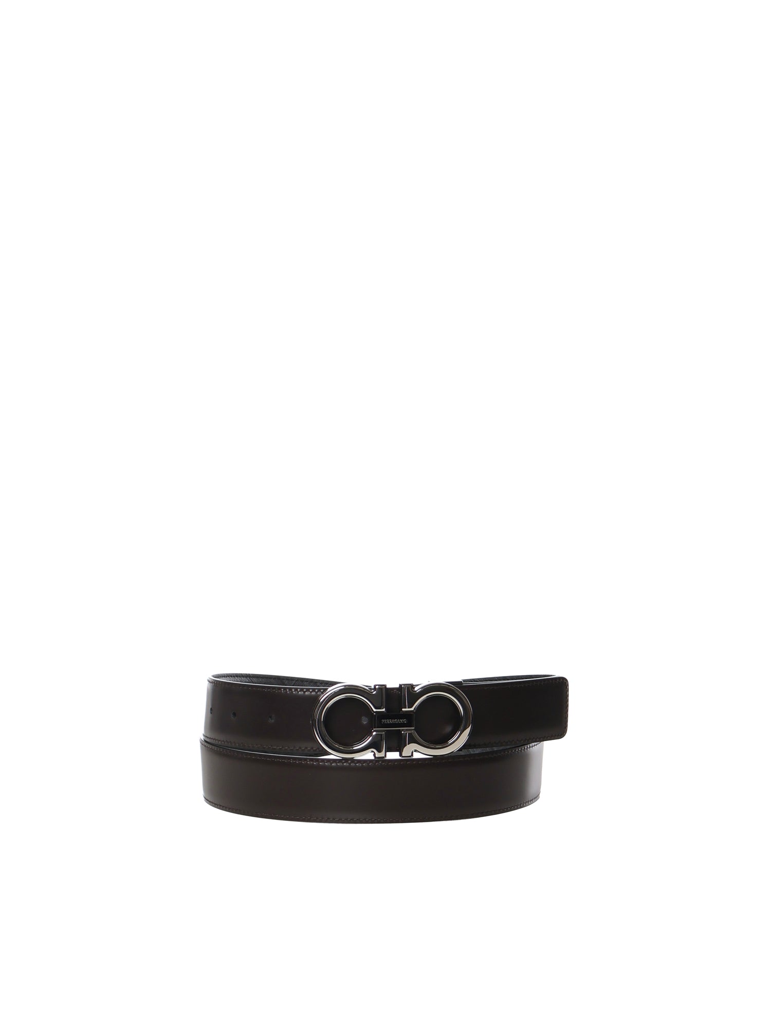 Cintura Gancini in pelle 670633 788425001 FERRAGAMO 