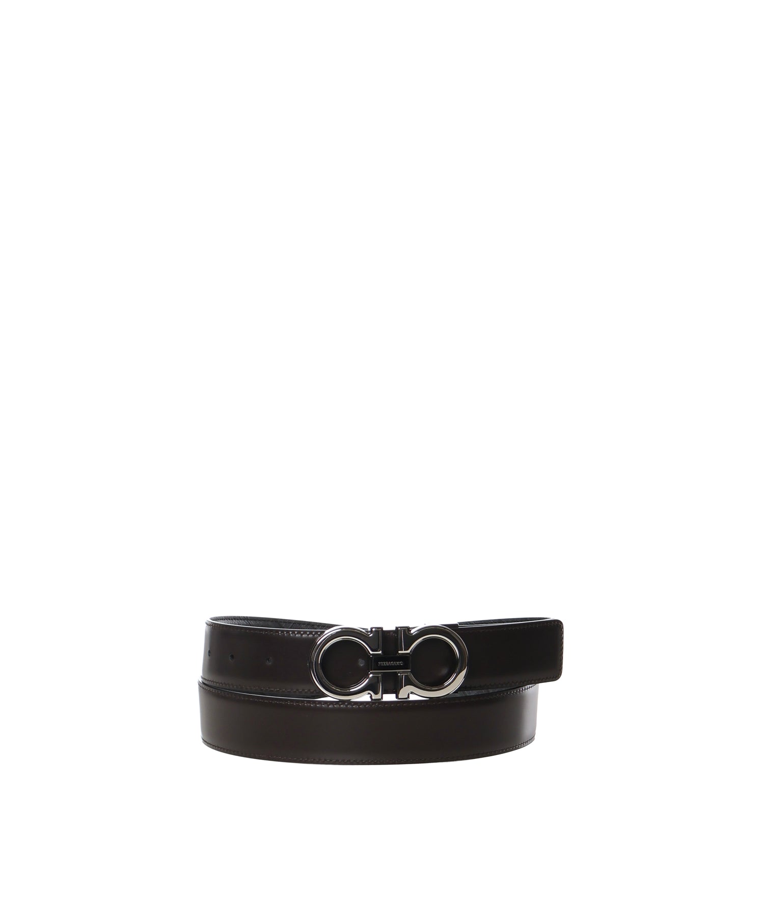 Cintura Gancini in pelle 670633 788425001 FERRAGAMO 