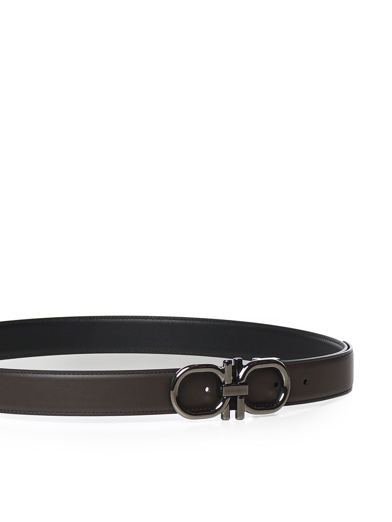Cintura Gancini in pelle 670634 788532003 FERRAGAMO 