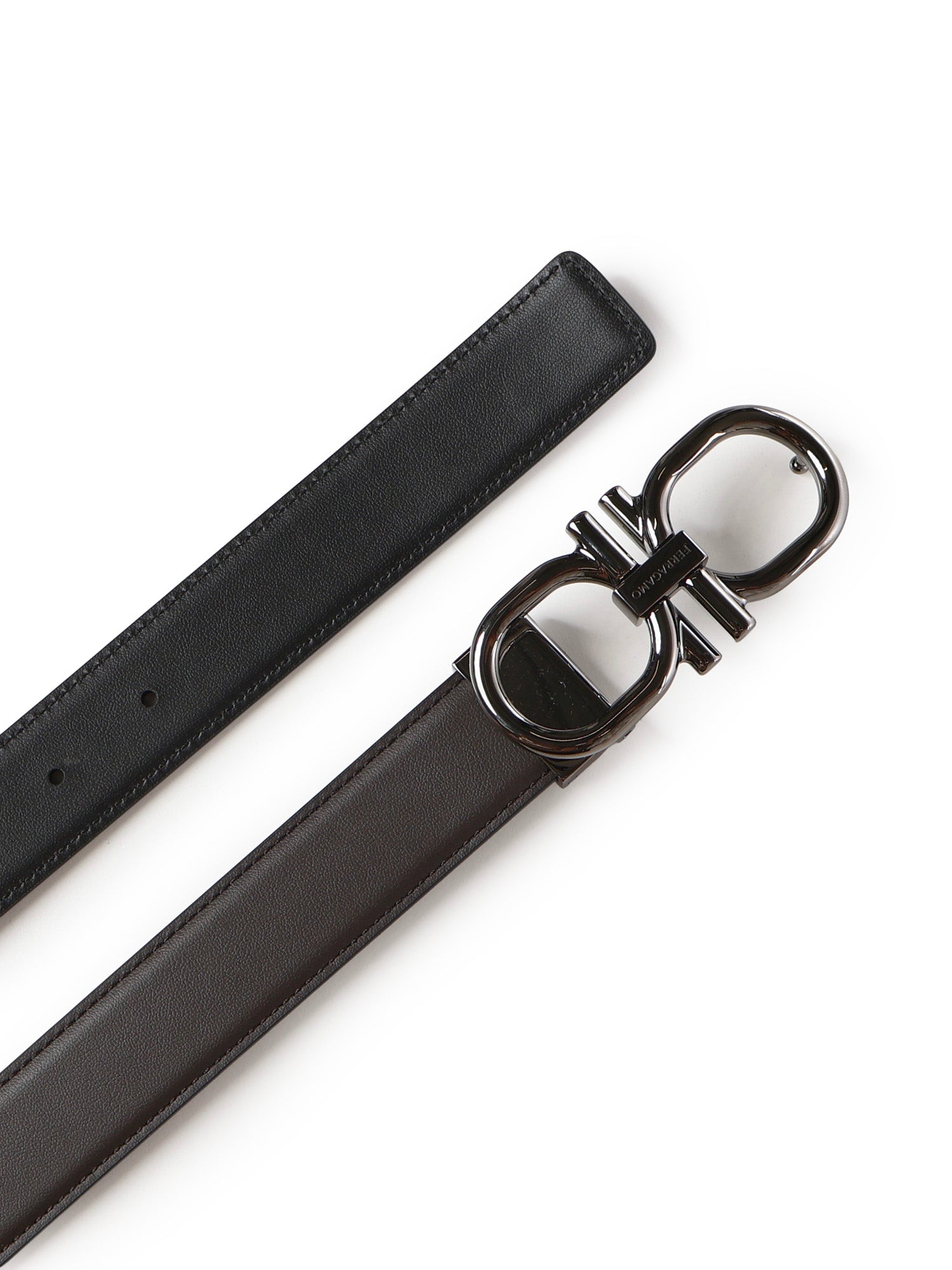 Cintura Gancini in pelle 670634 788532003 FERRAGAMO 