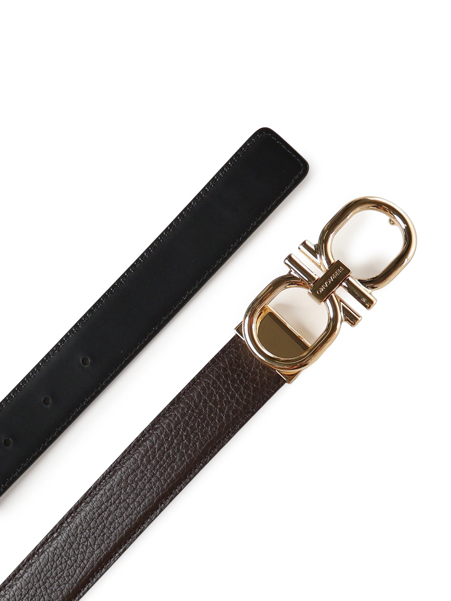Cintura Gancini in pelle 670634 788844005 FERRAGAMO 