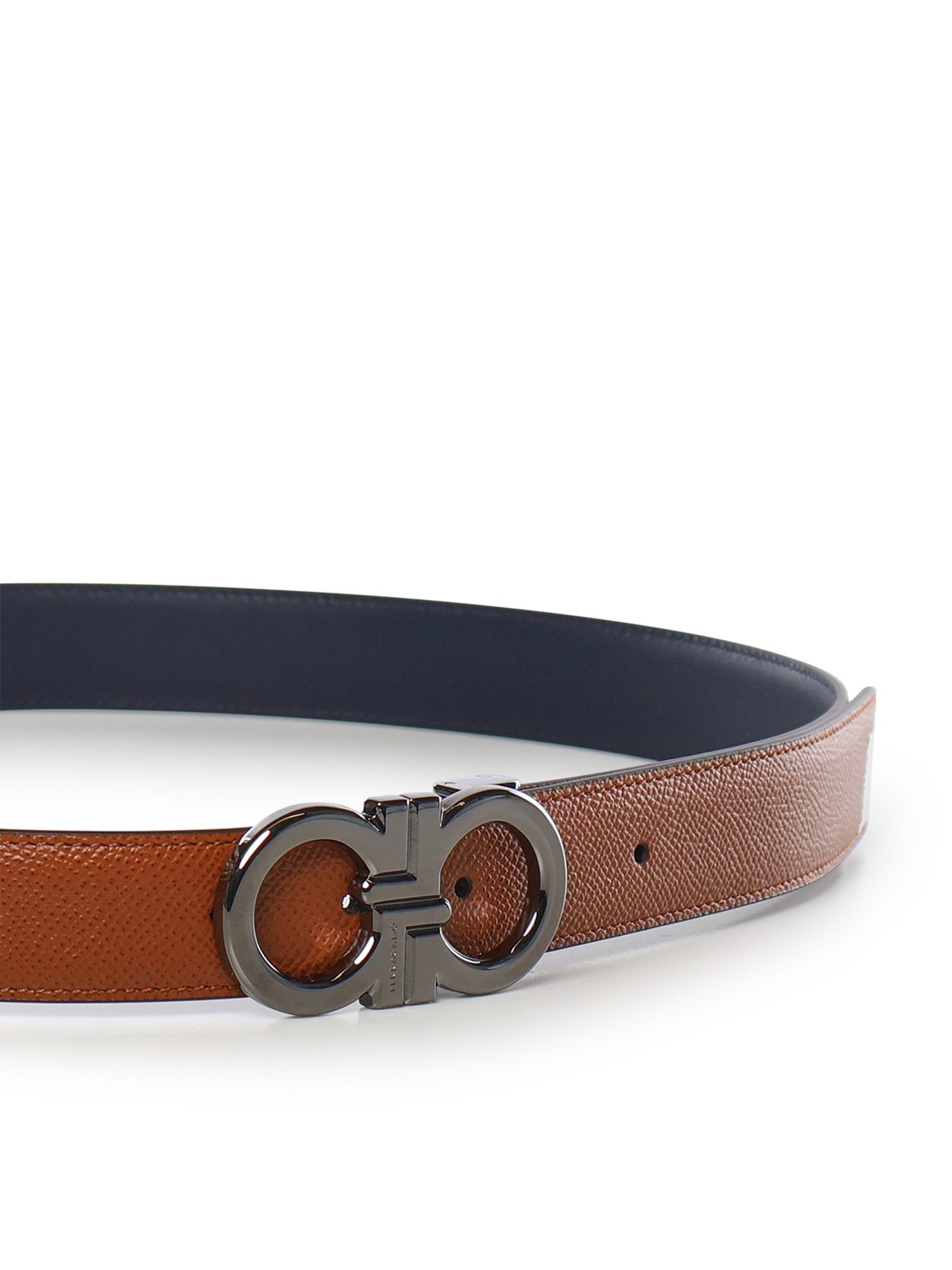 Cintura Gancini in pelle 670644 791058001 FERRAGAMO 