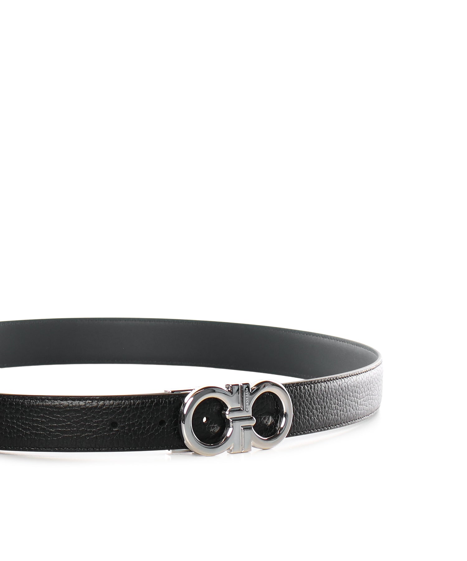 Cintura reversibile e regolabile Gancini 670644 791060002 FERRAGAMO 
