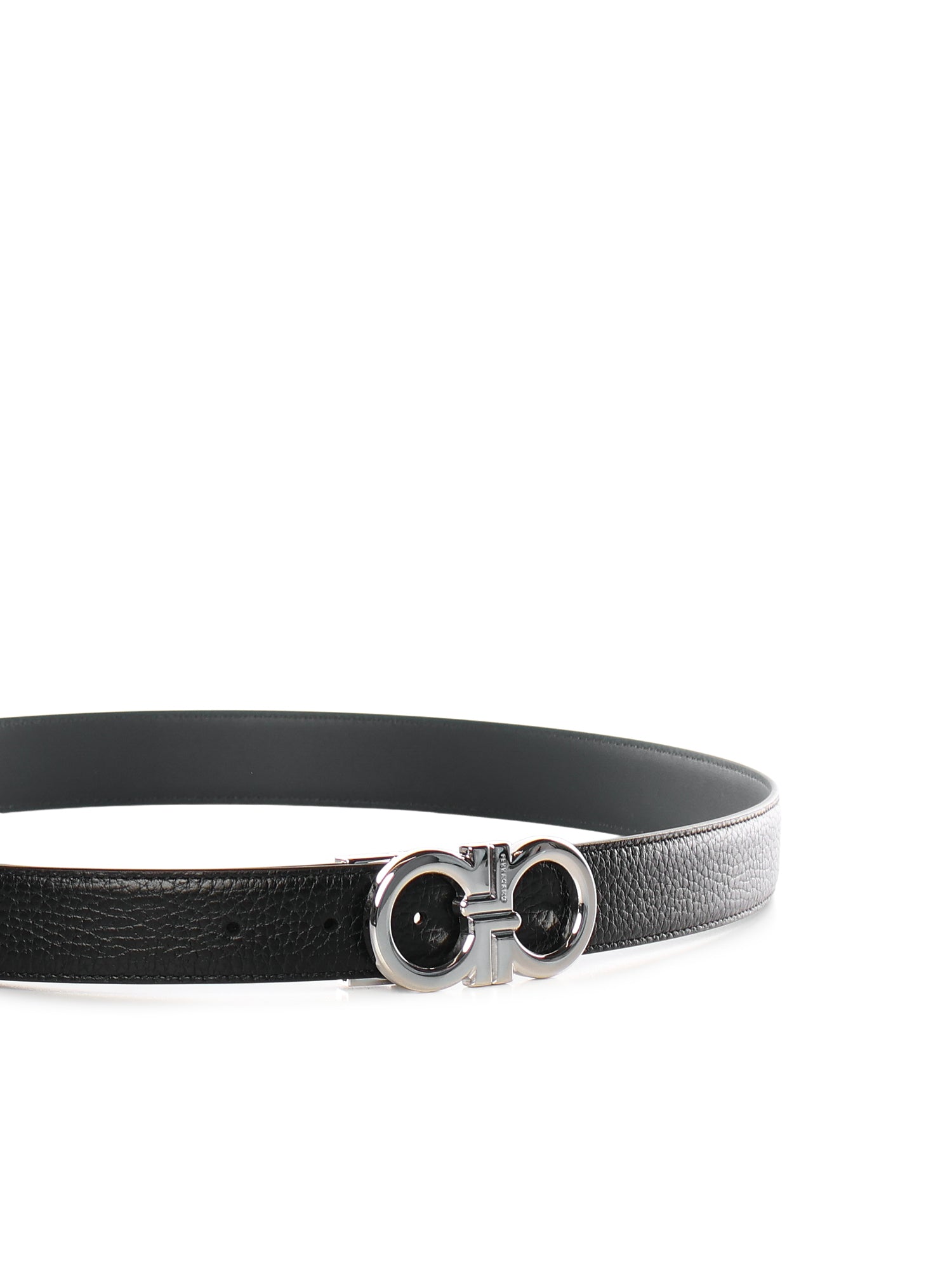 Cintura reversibile e regolabile Gancini 670644 791060002 FERRAGAMO 