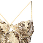 Mini abito Opal CD2819 GOLD FOR LOVE & LEMONS 