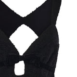 Mini abito Bonnie in bouclé CD3911 BLACK FOR LOVE & LEMONS 