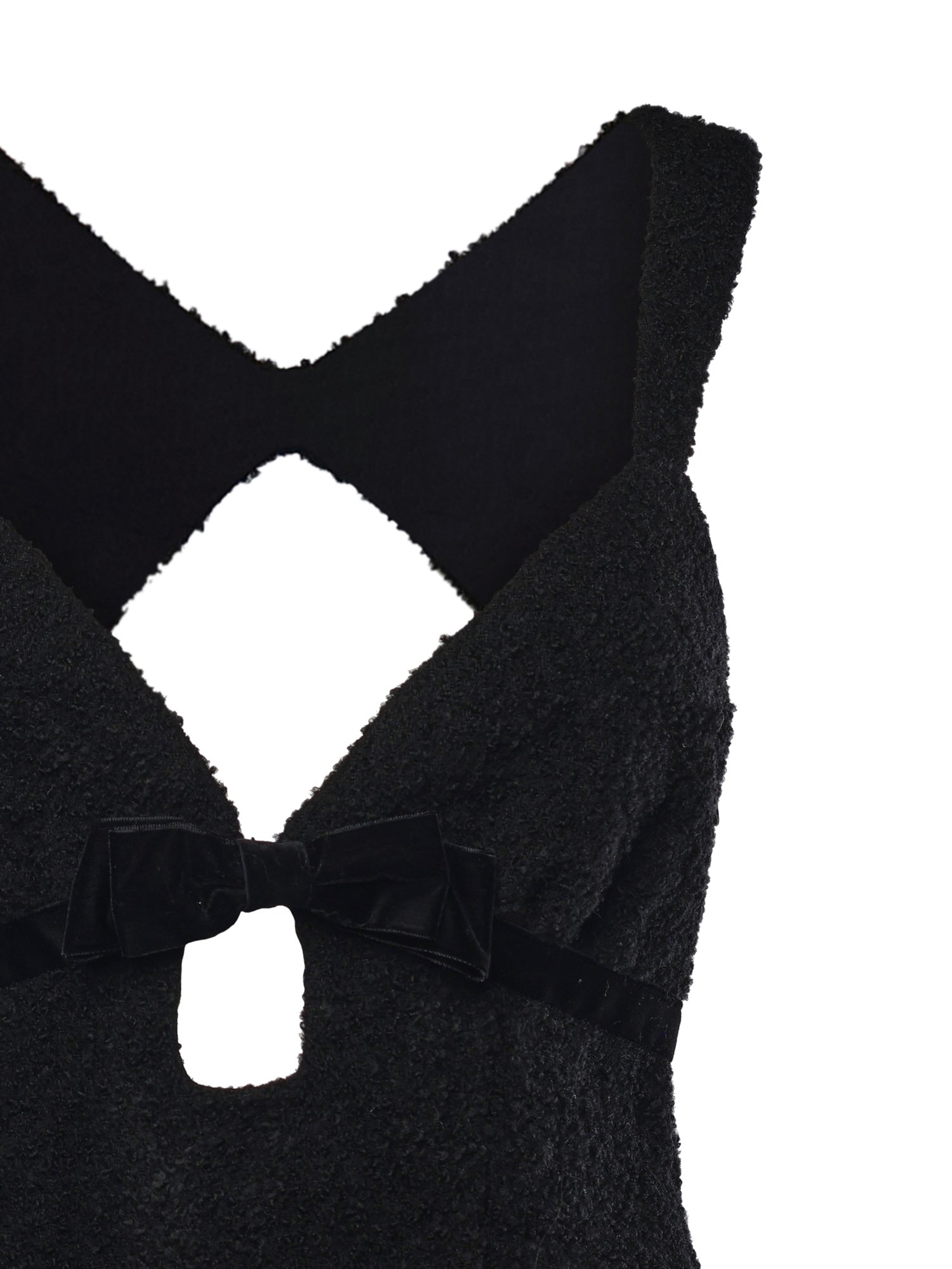 Mini abito Bonnie in bouclé CD3911 BLACK FOR LOVE & LEMONS 