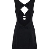 Mini abito Bonnie in bouclé CD3911 BLACK FOR LOVE & LEMONS 
