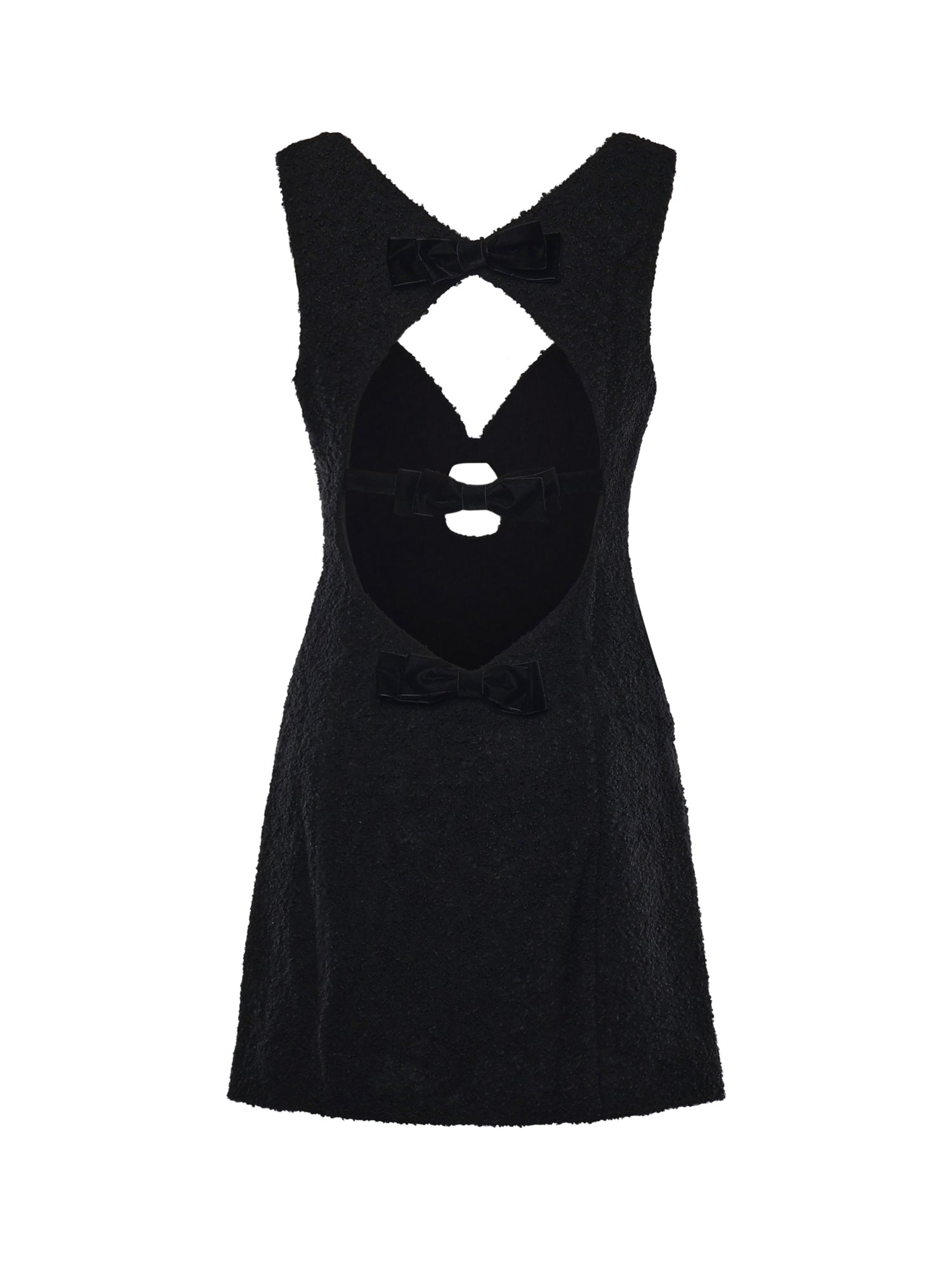Mini abito Bonnie in bouclé CD3911 BLACK FOR LOVE & LEMONS 