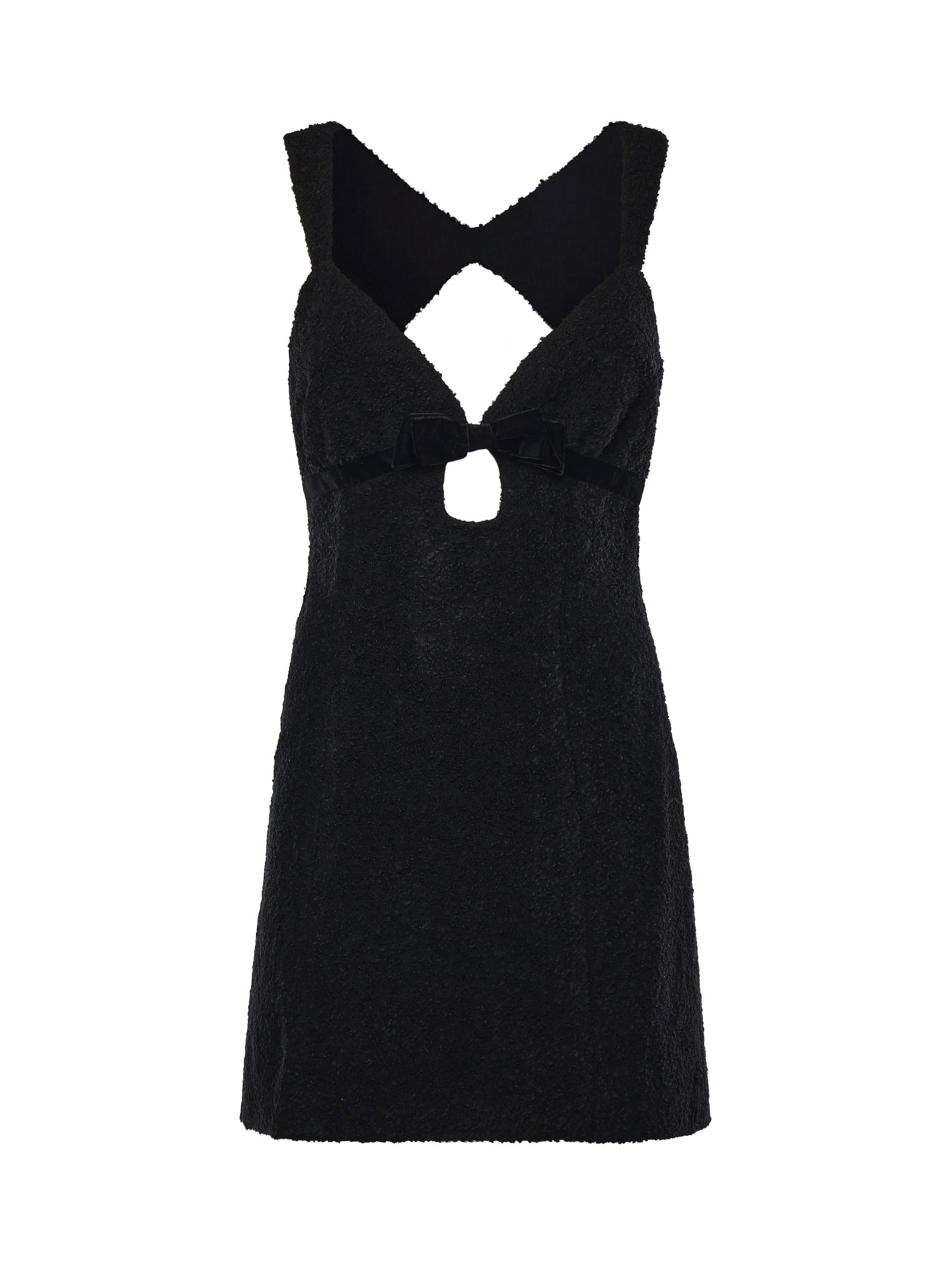 Mini abito Bonnie in bouclé CD3911 BLACK FOR LOVE & LEMONS 