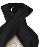 Mini abito Shimmering Petals CD4054 BLACK FOR LOVE & LEMONS 