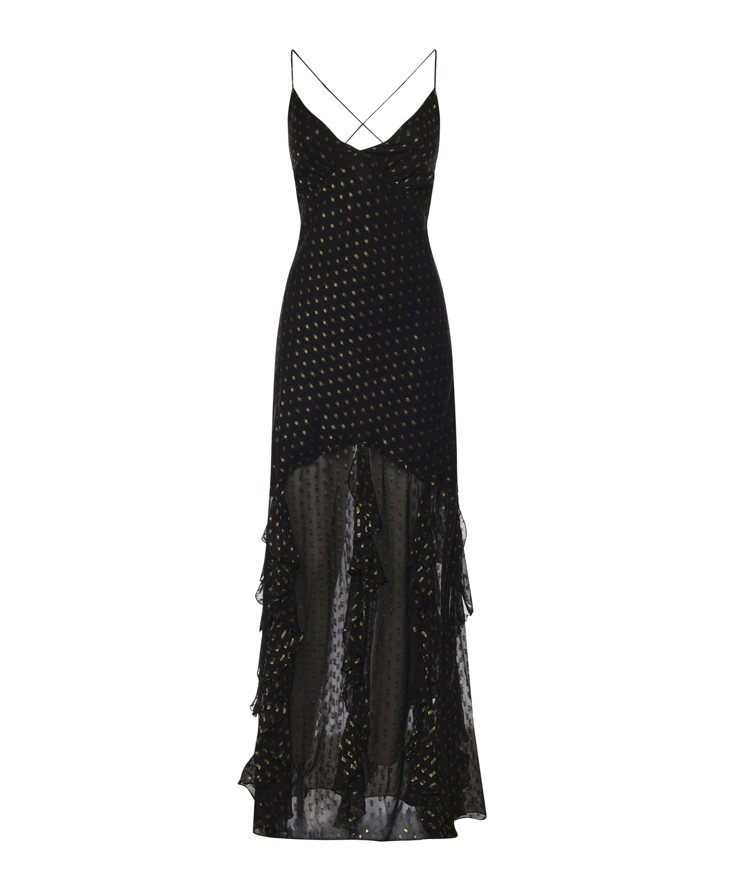 Abito lungo Elea CD4057 BLACK FOR LOVE & LEMONS 