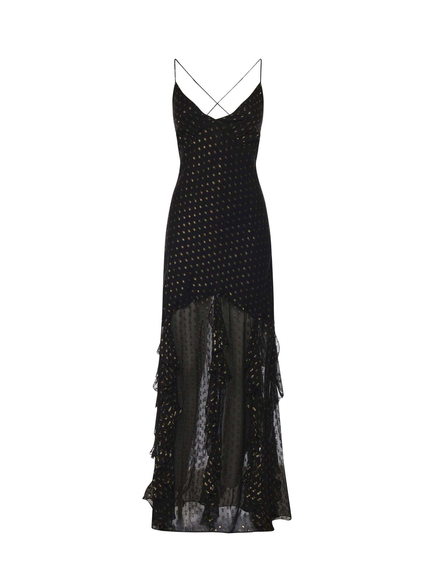 Abito lungo Elea CD4057 BLACK FOR LOVE & LEMONS 