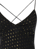 Abito lungo Elea CD4057 BLACK FOR LOVE & LEMONS 