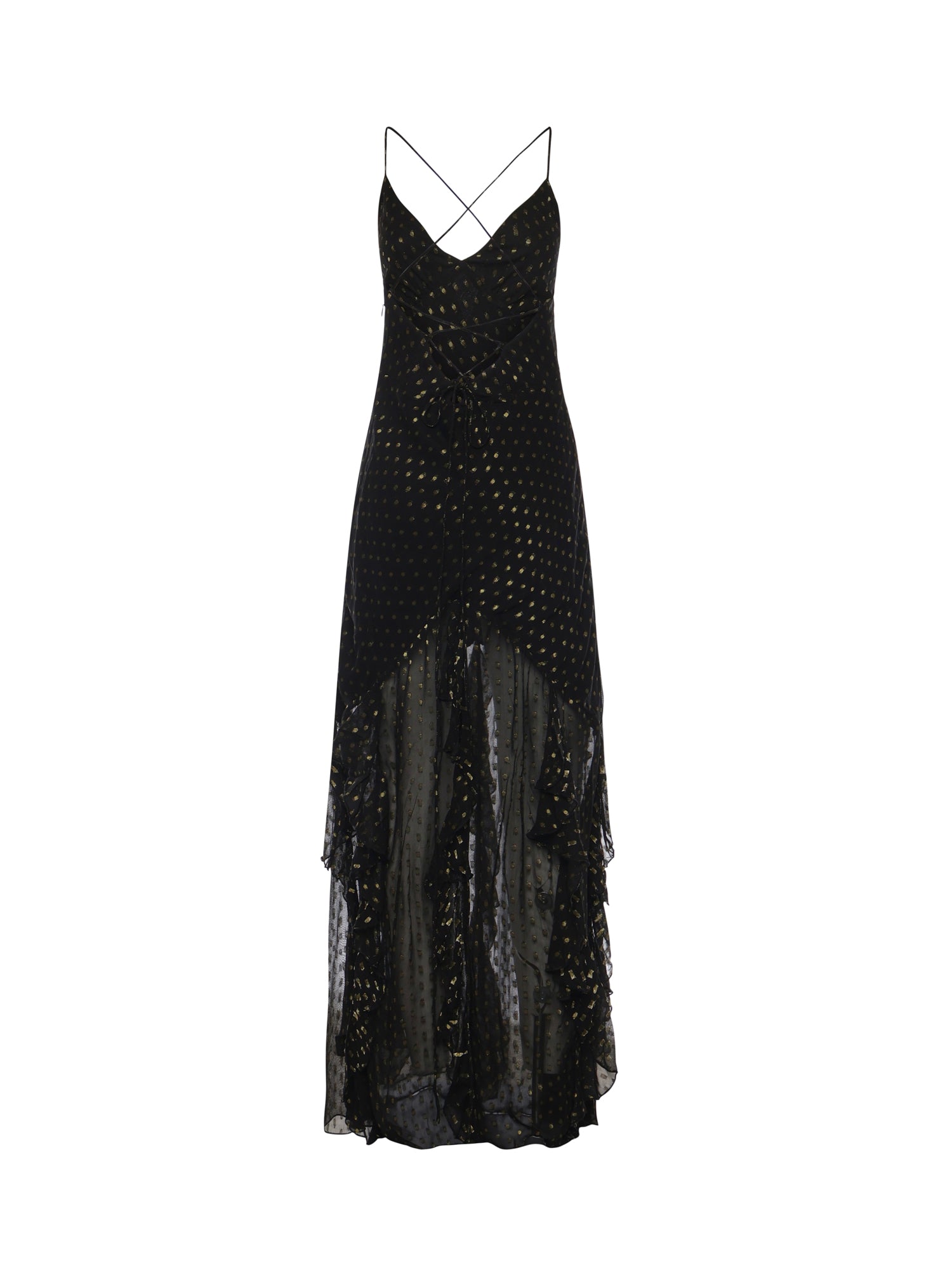 Abito lungo Elea CD4057 BLACK FOR LOVE & LEMONS 