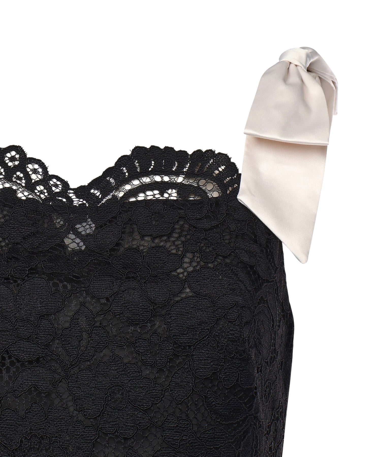 Mini abito Lakeside in pizzo CD4101 BLACK FOR LOVE & LEMONS 