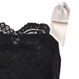 Mini abito Lakeside in pizzo CD4101 BLACK FOR LOVE & LEMONS 