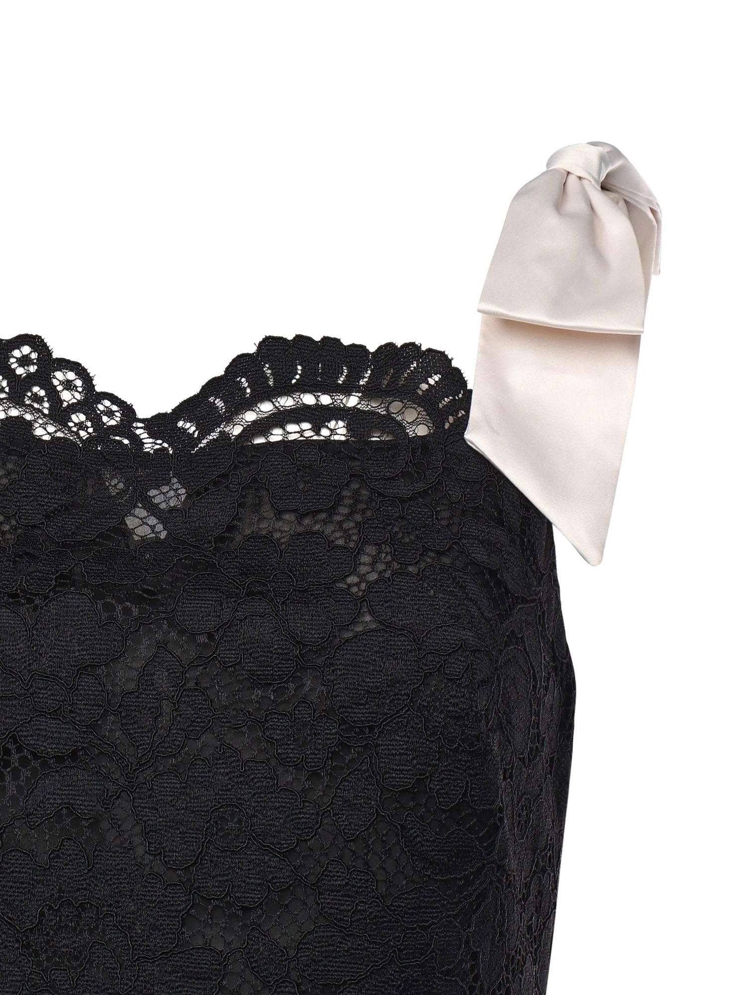 Mini abito Lakeside in pizzo CD4101 BLACK FOR LOVE & LEMONS 