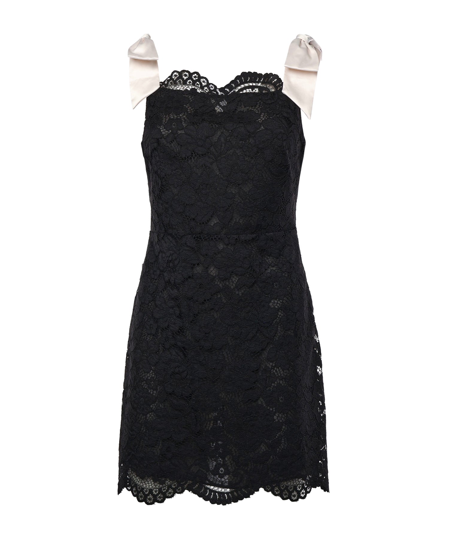 Mini abito Lakeside in pizzo CD4101 BLACK FOR LOVE & LEMONS 