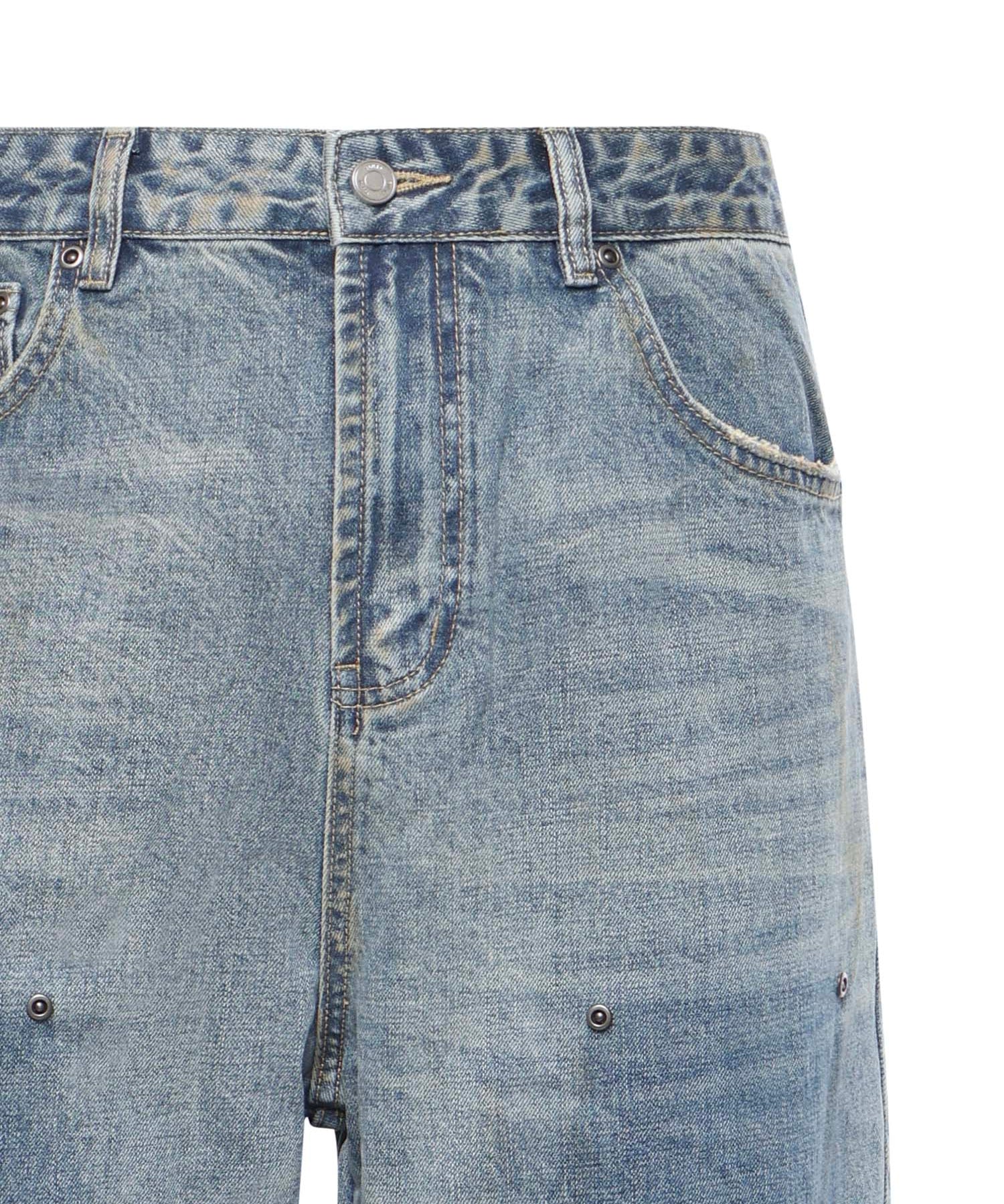 Jeans Double Knee Carpenter in denim FOSS26DP01012 6327 FOUND 
