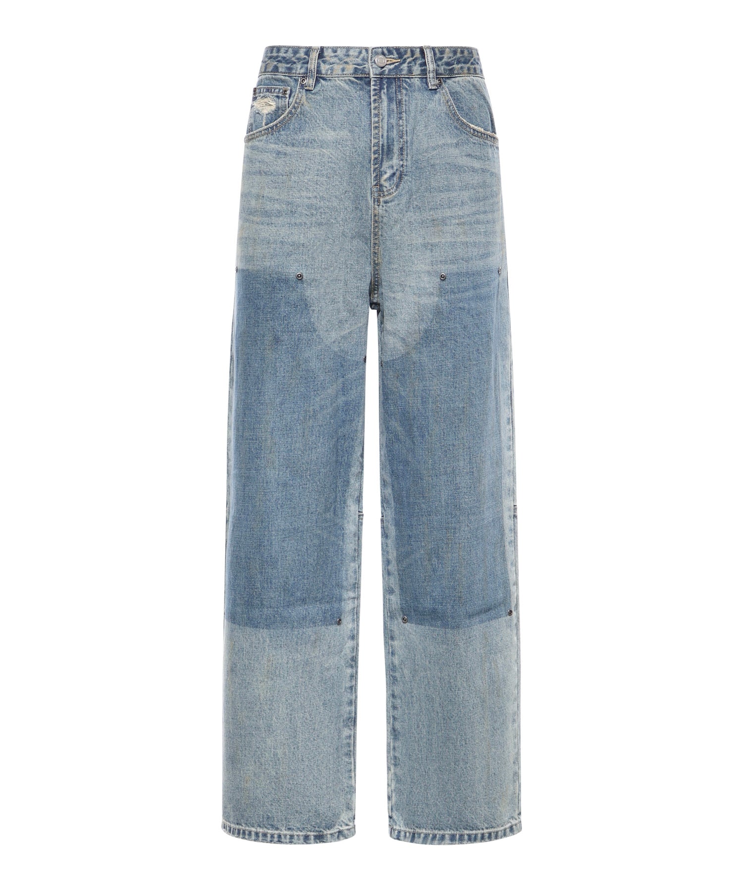 Jeans Double Knee Carpenter in denim FOSS26DP01012 6327 FOUND 