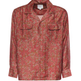 Camicia Floral Camp in misto viscosa<BR/> FOSS26SR01313 0842 FOUND 