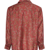 Camicia Floral Camp in misto viscosa<BR/> FOSS26SR01313 0842 FOUND 