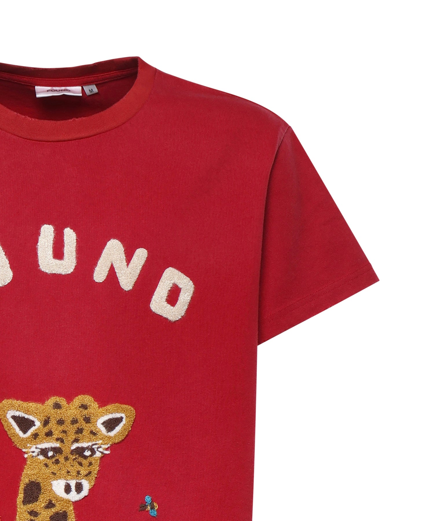 T-shirt con ricamo in cotone FOSS26TT09012 6343 FOUND 