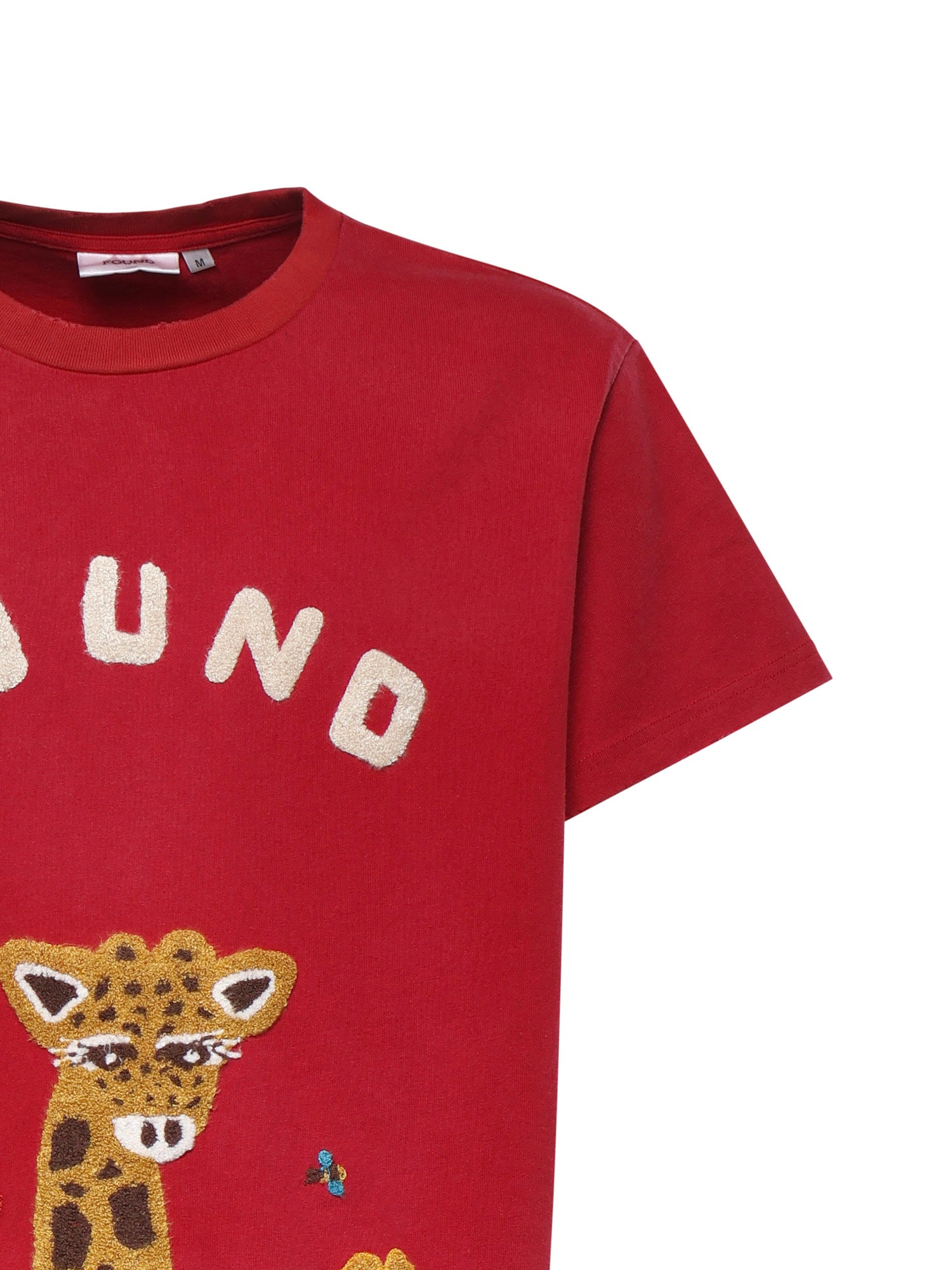 T-shirt con ricamo in cotone FOSS26TT09012 6343 FOUND 
