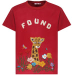 T-shirt con ricamo in cotone FOSS26TT09012 6343 FOUND 
