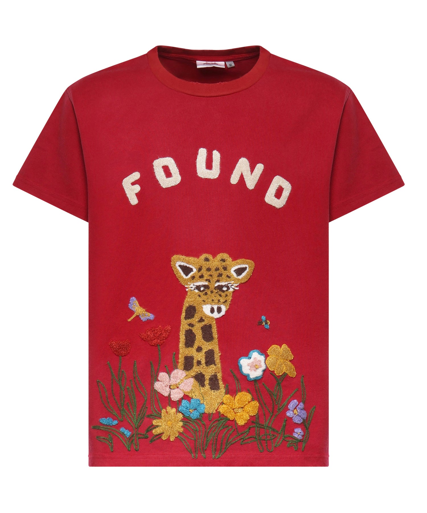 T-shirt con ricamo in cotone FOSS26TT09012 6343 FOUND 