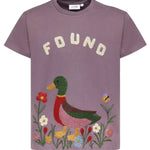 T-shirt con ricamo in cotone FOSS26TT09012 6363 FOUND 