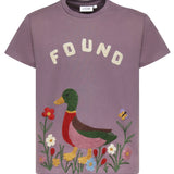 T-shirt con ricamo in cotone FOSS26TT09012 6363 FOUND 