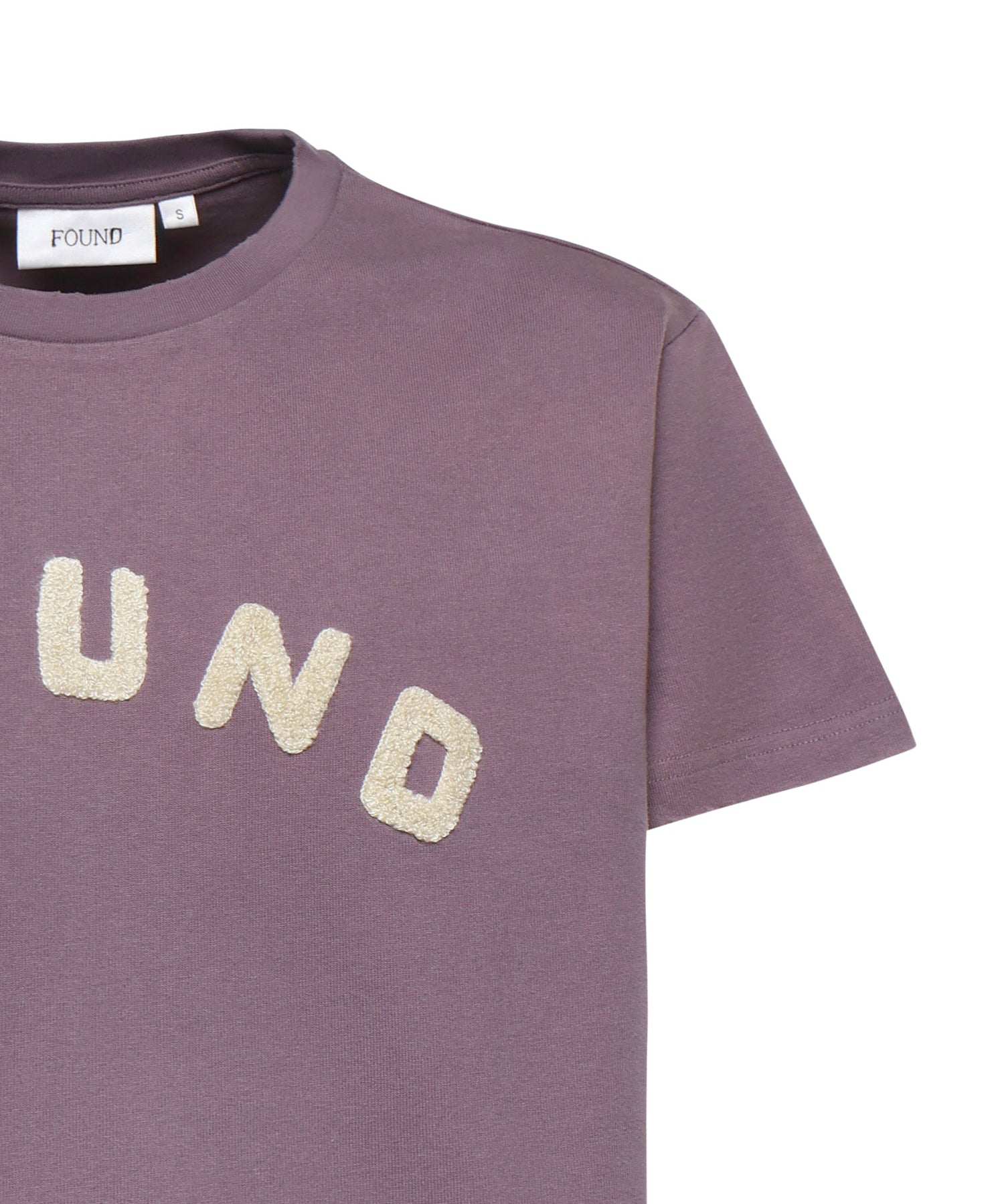 T-shirt con ricamo in cotone FOSS26TT09012 6363 FOUND 