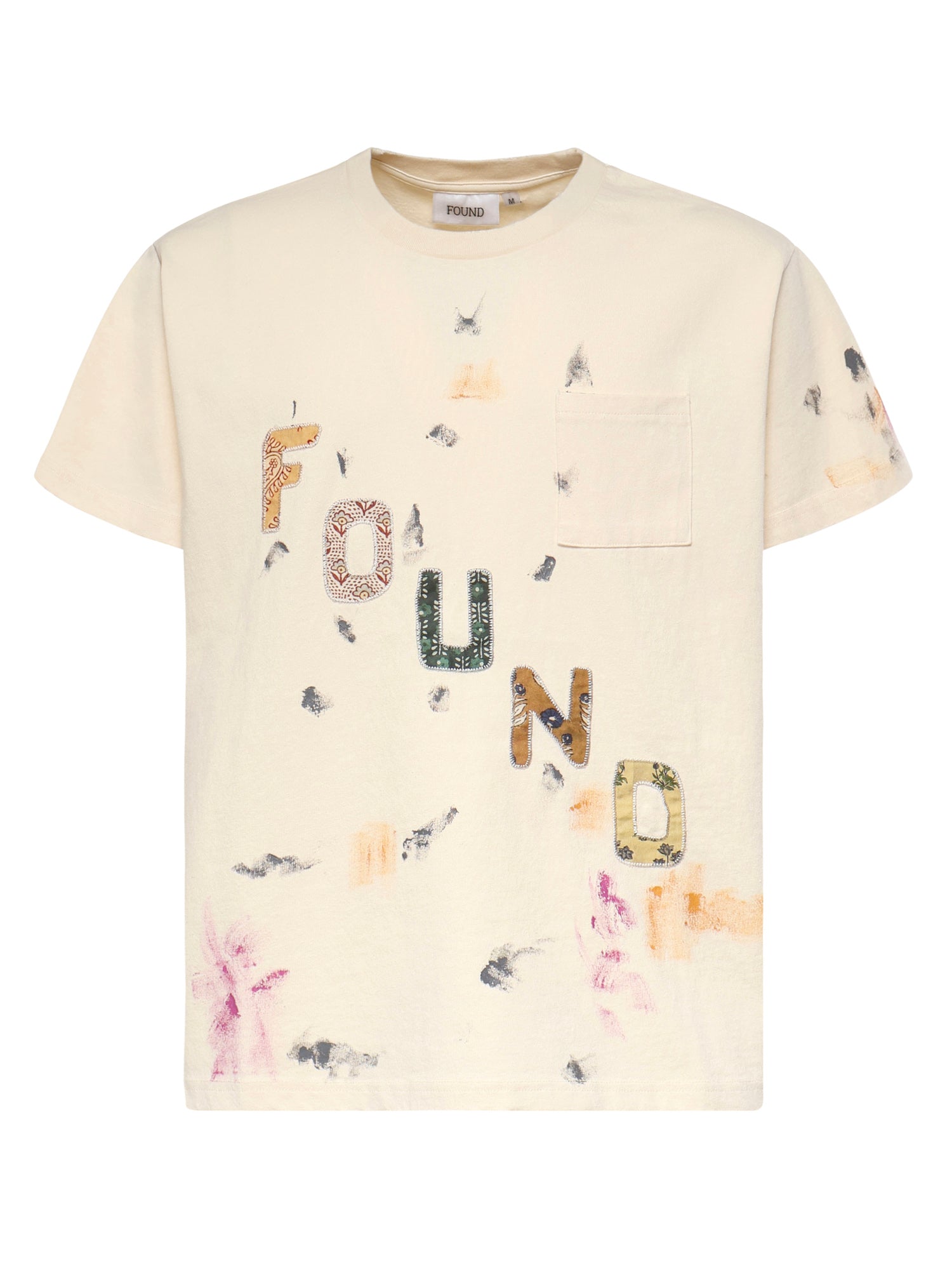 T-shirt Tapestry Logo Paint in cotone FOSS26TT16012 6368 FOUND 