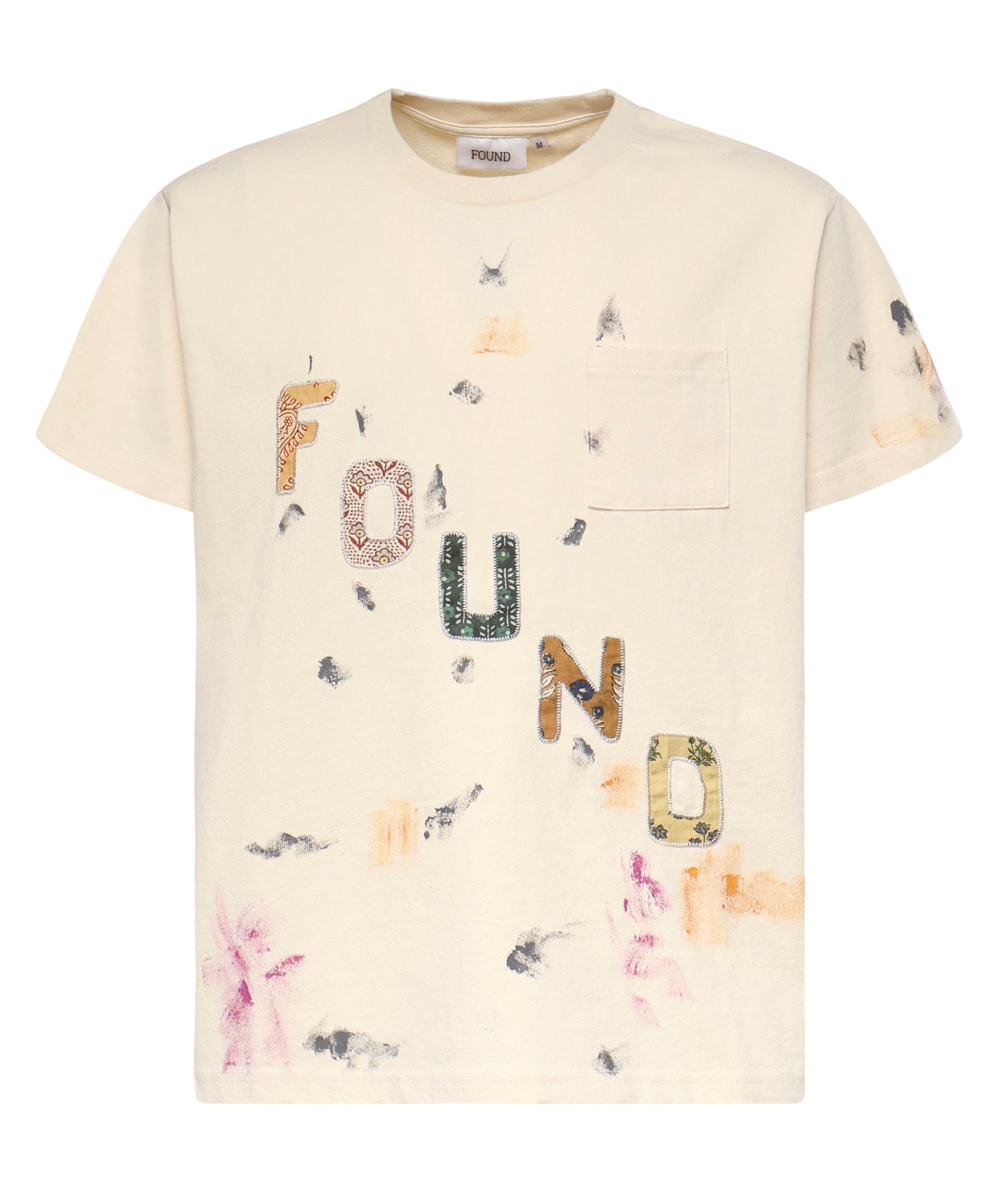 T-shirt Tapestry Logo Paint in cotone FOSS26TT16012 6368 FOUND 