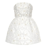Miniabito Artemis con applicazioni floreali e perline GLSS26DR02  GALIA LAHAV 