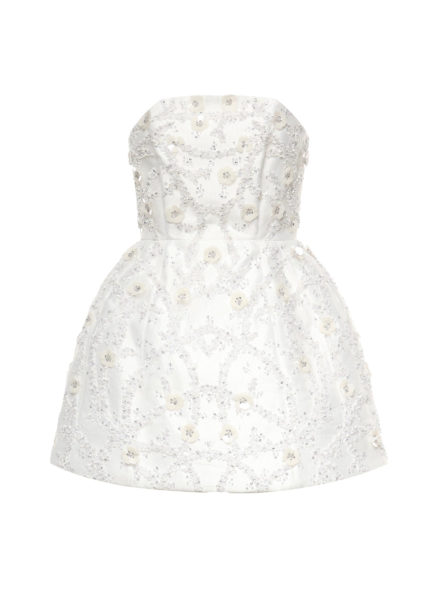 Miniabito Artemis con applicazioni floreali e perline GLSS26DR02  GALIA LAHAV 