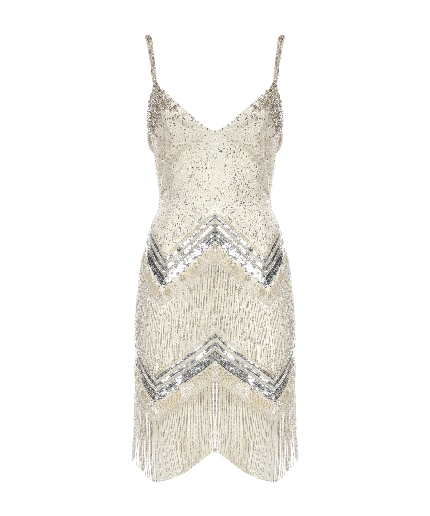Miniabito Nora con paillettes e cristalli GLSS26DR12  GALIA LAHAV 