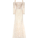 Abito lungo Camellia in pizzo GLSS26DRL08  GALIA LAHAV 